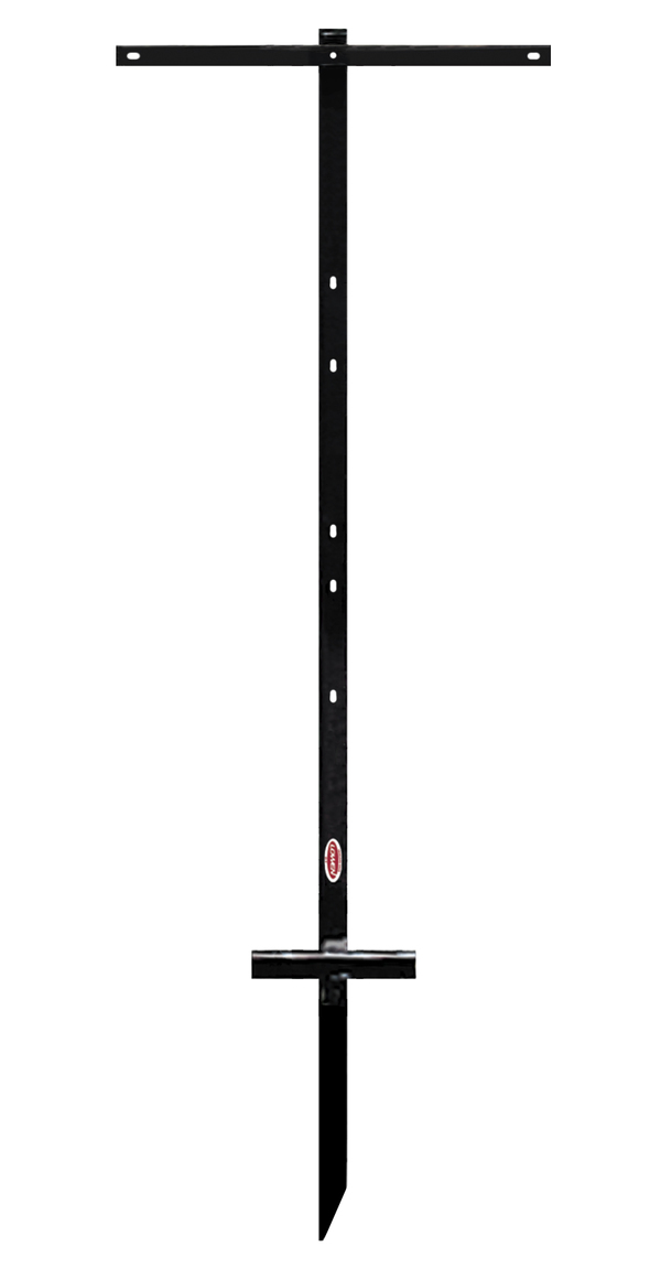 Real estate angle iron sign stake, 44 - Black